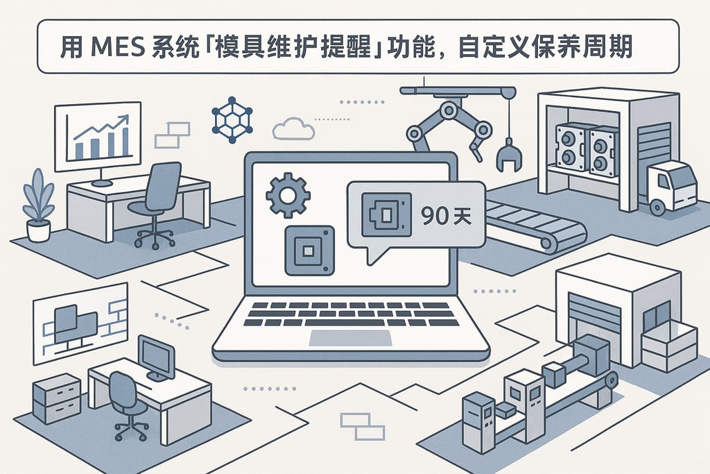 用 MES 系统「模具维护提醒」功能，自定义保养周期